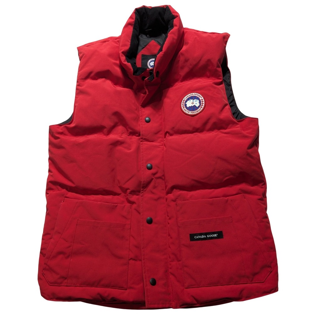 Canada Goose Freestyle Crew Vest Red Down Gilet 4154M Mens Medium